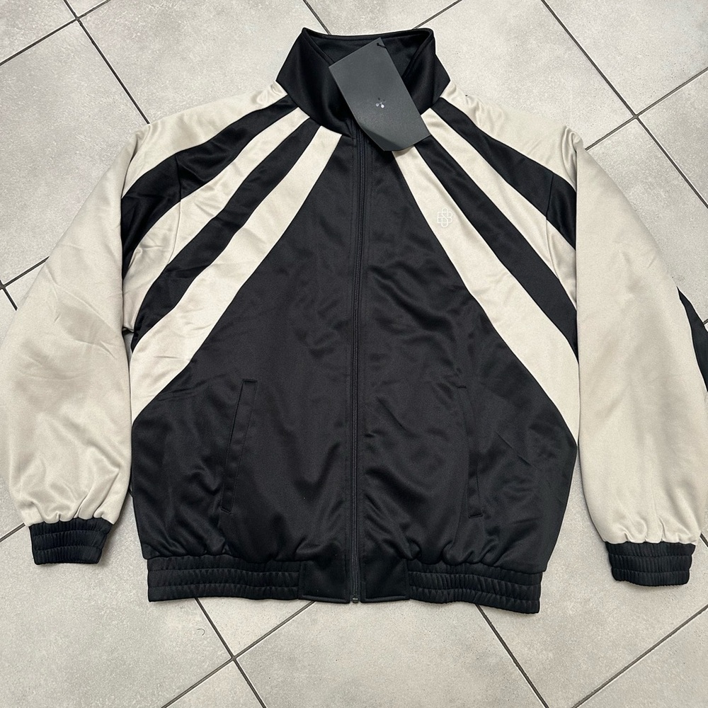 Black Scale havoc Satin Jacket